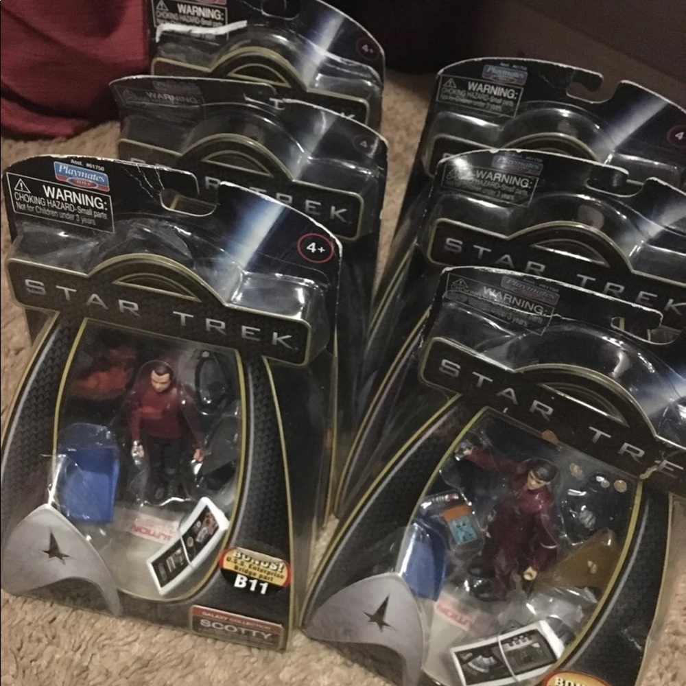 Star Trek collectibles.